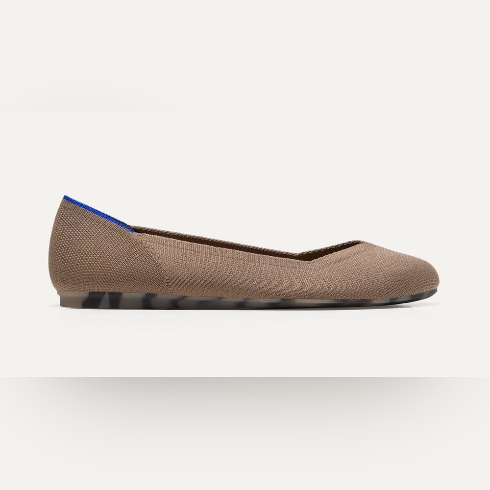 Rothy's Round Toe Flat in Portobello Brown